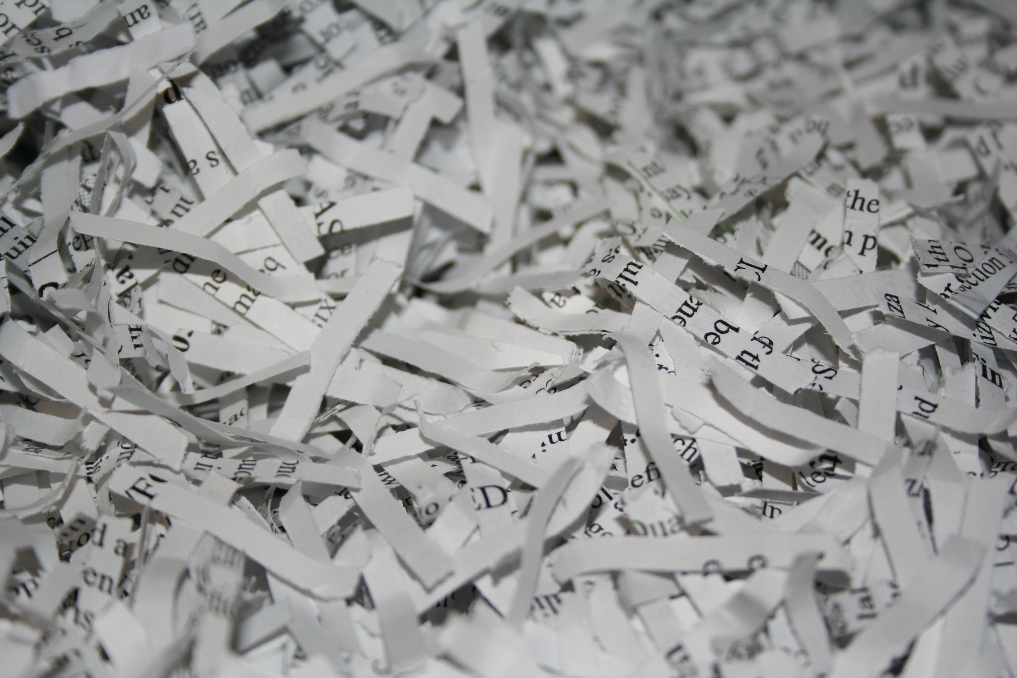 Shredded paper